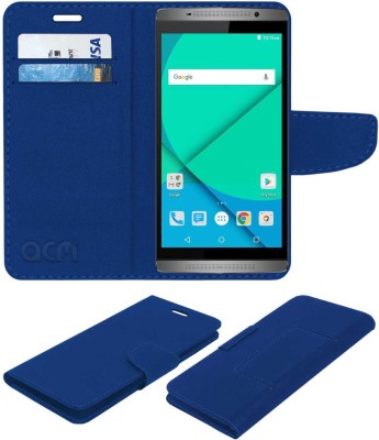 ACM Flip Cover for Micromax Canvas Mega 2 Q426(Blue, Cases with Holder, Pack of: 1)