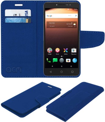 ACM Flip Cover for Alcatel A3 Xl(Blue, Cases with Holder, Pack of: 1)