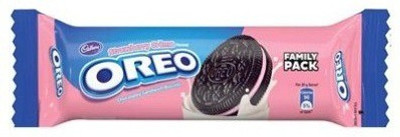 

Cadbury Oreo Strawberry Creme Biscuits(120 g, Pack of 20)