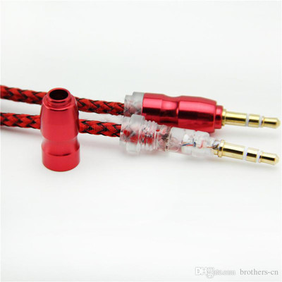 

JMO27Deals Nylon 3 Feet Long Premium 3.5mm Male to Male Stereo Audio Extension Cable AUX Cable(Red)