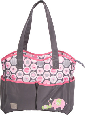 

MeeMee Multipurpose Diaper Bag with Changing Mat (Grey) Nursery Bag(Grey)