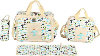 

MeeMee Baby Nursery Diaper Bag (2-Piece Diaper Bag Set, Beige) Nursery Bag(Beige)