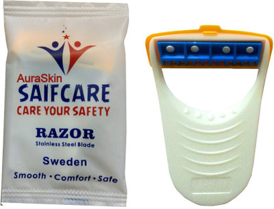 

AuraSkin Saifcare Surgical DISPOSABLE PREPARATION RAZOR HAIR REMOVER MOSTLY USED BY DOCTOR (PACK OF 50 Pcs) Disposable Razor(Pack of 50)