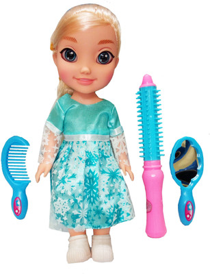 

TALKING GANESHA FROZEN High Quality Elsa Doll With Accessories For Girls - 26 cms(Multicolor)