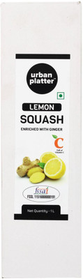 Urban Platter Lemon Squash,[Enriched with Ginger, Full of Vitamin C](1 L)