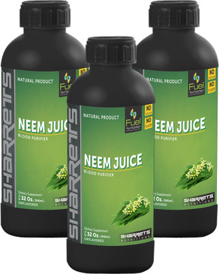 

SHARRETS NUTRITIONS Neem Leaf Juice : PACK OF 3 2838 ml(Pack of 3)