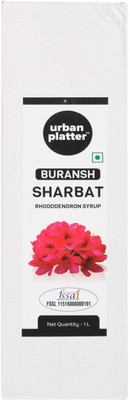 

Urban Platter Buransh Sharbat, [Rhododendron Syrup, Coolant, Refresher] 1 L