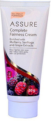 

Assure Complete Fairness Cream with Mulberry, Saxifraga & Grape Extracts(50 g)