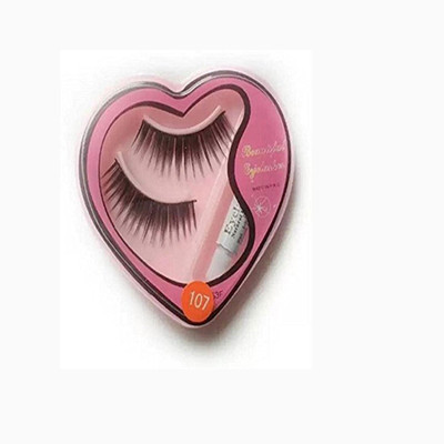 

MAYSI False Premium Quality Eyelashes for Instant Eye With Glue(Pack of 2)