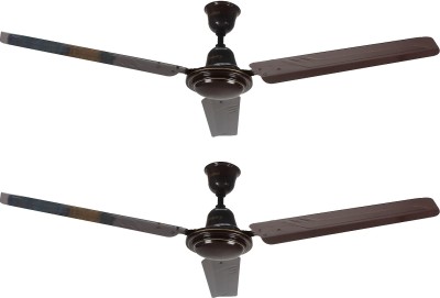 

Candes Breath 1200 mm Economic 3 Blade Ceiling Fan(Brown, Pack of 2)