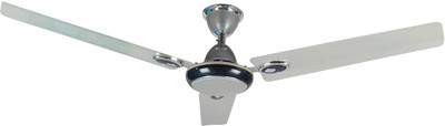 

Candes 1200mm Silver Blue 3 Blade Ceiling Fan(Silver, Blue, Pack of 1), Blue;silver