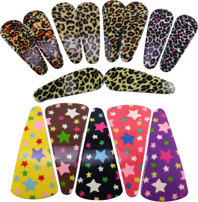 

Saamarth Impex Metal Clip Snap Hair Clips Tik tak Barrettes Good Quality For Kids,Girls,Women Set Of 15 Hair Clip(Multicolor)