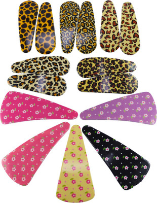 

Saamarth Impex Premium Quality Metal Hair Pin / Snap Clip /For Women And Girls Small And Big Size Set Of 15 Hair Clip(Multicolor)
