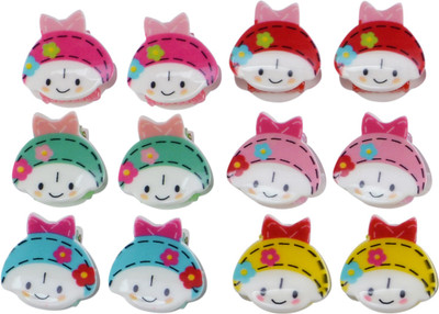 

Saamarth Impex Baby Girl Claw Clips Or Hair Pin New,Multicolor Plastic Mini Claw Clamp Clip Styling Hair Accessory For Women Girl-12 Piece Set Hair Clip(Multicolor)