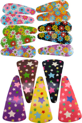 

Saamarth Impex Premium Quality Metal Hair Pin / Snap Clip /For Women And Girls Small & Big Size Set Of 15 Hair Clip(Multicolor)