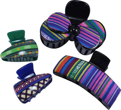 

Saamarth Impex Premium Quality Hair Clip / Clutcher For Women Latest Designs Clips,Daily Wear Hair Accessories-4 Piece Hair Clip(Multicolor)