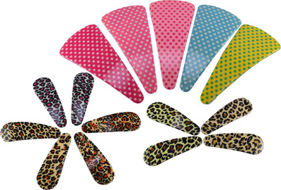 

Saamarth Impex Snap Metal Hair Clips Barrettes Nostalgic Printed Hair Accessories Big And Small Size Set Of 15 Piece Hair Clip(Multicolor)