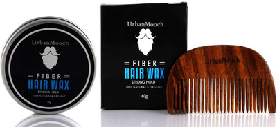 

UrbanMooch Fiber Hair Wax & Shisham Comb Wax(60 g)