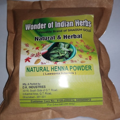 

Shagun Gold Henna Powder For Hair Leaf Powder % Pure Natural 100 Gm(100 g)