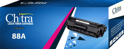 

Chitra 88A / CC388A Compatible Toner Cartridge - For Use in HP LaserJet P1007, P1008, P1106, P1108, M1136 , M1213nf, M1216nfh , M1218nfs , M126nw, M128fn Black Single Color Ink Toner(Black)