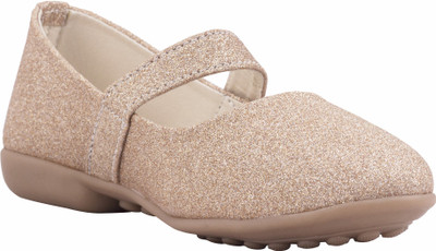 

77 seventy seven Girls Velcro Ballerinas(Multicolor, Copper