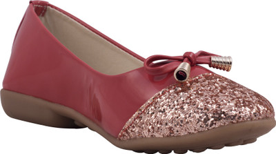 

77 seventy seven Girls Slip on Ballerinas(Multicolor, Peach