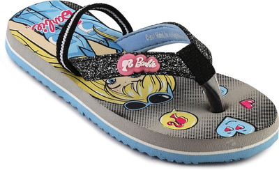 

Barbie Girls Slip On Slipper Flip Flop(Black