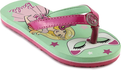 

Barbie Girls Slip On Slipper Flip Flop(Green