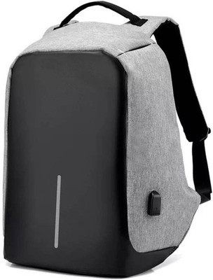 

University Trendz 15.6 inch Laptop Backpack(Grey, Black)