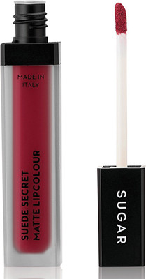 

Sugar Suede Secret Matte Lipcolour 10 Satin Scarlet(Red)
