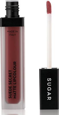 

Sugar Suede Secret Matte Lipcolour 06 Taffeta Terracotta(Terracotta Brown, 6 ml)