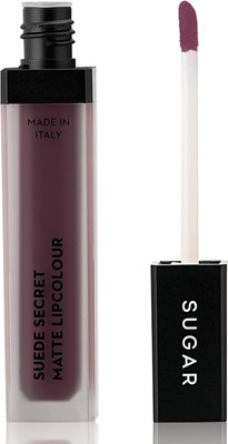 

Sugar Suede Secret Matte Lipcolour 05 Poplin Plum(Blackened Plum, 6 ml)