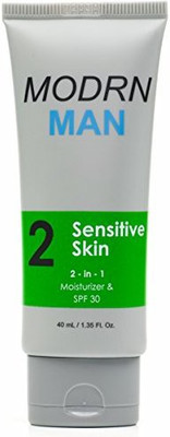 

Modrn Man In Mens Face Moisturizer & Sunscreen For Sensitive Skin A Fragrance Free Non Greasy MenS Face Cream & Natural Sunscreen(4 ml)