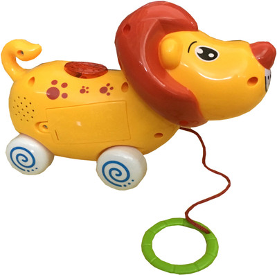 

ClueSteps Musical Toy & Baby Rattles Cartoon Lion Light and Sound Function for small kids(Yellow)
