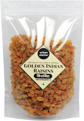 

Urban Platter Golden Raisins (Kishmish) Raisins(500 g, Pouch)