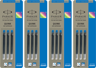 

Parker Quink Ink Cartridge(Pack of 4)