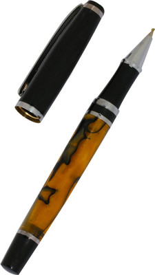 

Bird In Blue Limited Edition Orange Agate Ball Pen