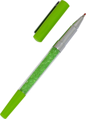

Bird In Blue Marine Green Crystal Diamond Studded Ball Pen