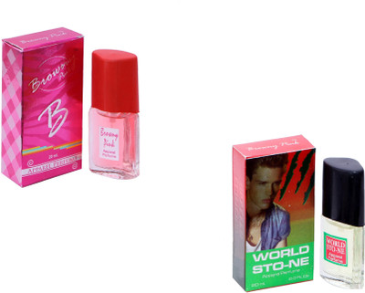 

Browny Pink Combo pink-World Stone-40ml Eau de Parfum - 40 ml(For Men & Women)