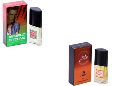 

Browny Pink Combo World Stone-Me-40ml Eau de Parfum - 40 ml(For Men & Women)