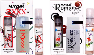 

Mayur Fancy Fragrance Pocket Perfume Combo (2Pcs of 9ml) Eau de Parfum - 9 ml(For Men & Women)