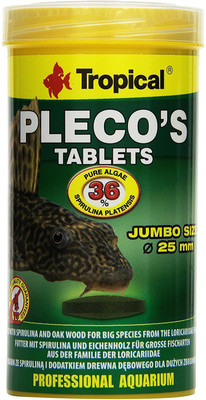 

Tropical Plecos Tablets 250ml /135g 135 g Dry Fish Food