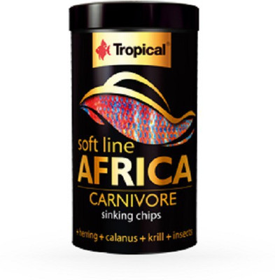 Tropical Softline Africa Carnivore Size S 150g- 1 kg Dry New Born, Young, Adult Fish Food