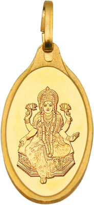 Kundan Lakshmi 24 9999 Yellow Gold Pendant