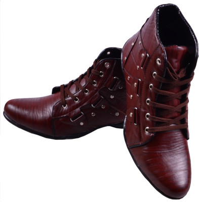 

FADISO Ammunition boots Boots For Men(Brown