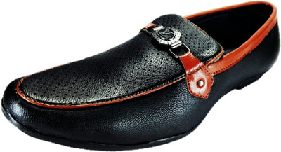 

unic style Loafers For Men(Black