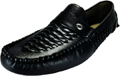 

unic style Loafers For Men(Black