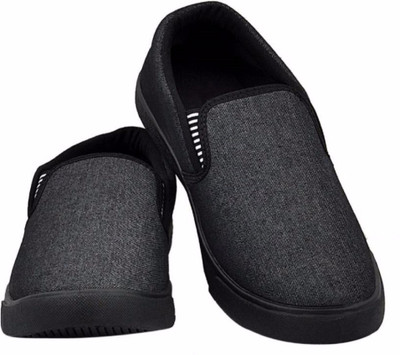 

Lee Won L-F-R Loafers For Men(Black, Black :: white
