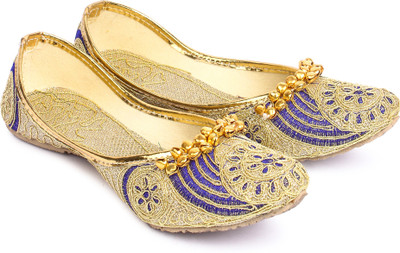 

Feet Essentials Jutis For Women(Gold, Blue