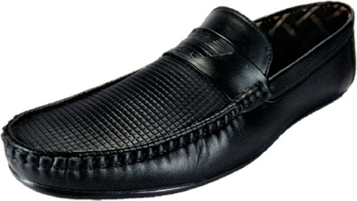 

unic style Loafers For Men(Black